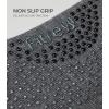 imageFITRELL Pilates Socks for Women Ankle Yoga Non Slip Grip Socks for Barre Hospital Gym 5 PairsNavy Bluegreygreenblueblack