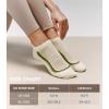 imageFITRELL Pilates Socks for Women Ankle Yoga Non Slip Grip Socks for Barre Hospital Gym 5 PairsPinkneon Blackbluepinkbeige