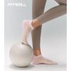 imageFITRELL Pilates Socks for Women Ankle Yoga Non Slip Grip Socks for Barre Hospital Gym 5 PairsPinkneon Blackbluepinkbeige