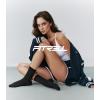 imageFITRELL Womens Soft Bamboo Rayon Dress Socks Thin Breathable Calf Crew Scrunch Socks for Casual Trouser 5 PairsBlack5