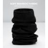 imageFITRELL Womens Soft Bamboo Rayon Dress Socks Thin Breathable Calf Crew Scrunch Socks for Casual Trouser 5 PairsBlack5