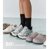 imageFITRELL Womens Soft Bamboo Rayon Dress Socks Thin Breathable Calf Crew Scrunch Socks for Casual Trouser 5 PairsBlack5