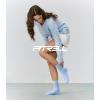 imageFITRELL Womens Soft Bamboo Rayon Dress Socks Thin Breathable Calf Crew Scrunch Socks for Casual Trouser 5 PairsWhiteCreamGreenLight BlueLight Pink