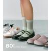 imageFITRELL Womens Soft Bamboo Rayon Dress Socks Thin Breathable Calf Crew Scrunch Socks for Casual Trouser 5 PairsWhiteCreamGreenLight BlueLight Pink